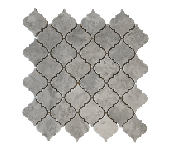 Alicha White Marble Mosaic Polished Casablanca Marble Backsplash Tile| White Marble Mosaic| Trendy Mosaic Tile| Tile Trends| Back Splash for Kitchen All Marble Tiles