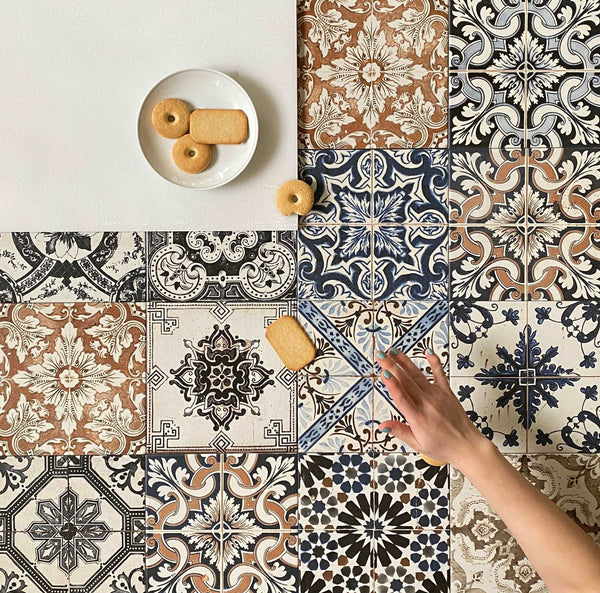 Anatolia Marrakesh Color HD Mix 8x8 Pocelain Tile $3.99/SF For Accent Wall | Kitchen Backsplash | Wall Tile | Floor Tile | Bathroom Tile All Marble Tiles