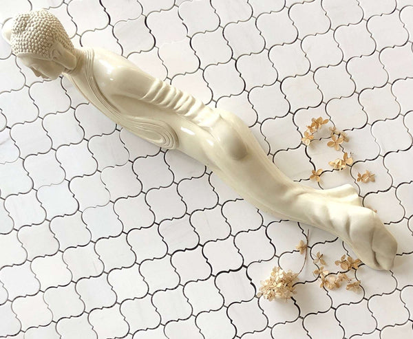 Arabesque Casablanca Dolomite Mosaic Polished All Marble Tiles