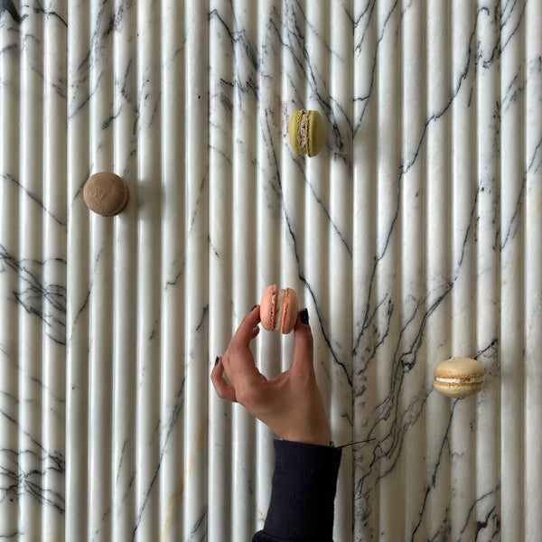 Fluted Marble Tile