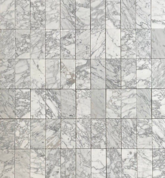 Statuary Marble Tile 3x6 $11/SF Polished for Kitchen Backsplash| Accent Wall Tile| White & Grey Marble| Floor and Wall Tile| Bathroom Floor Tile All Marble Tiles