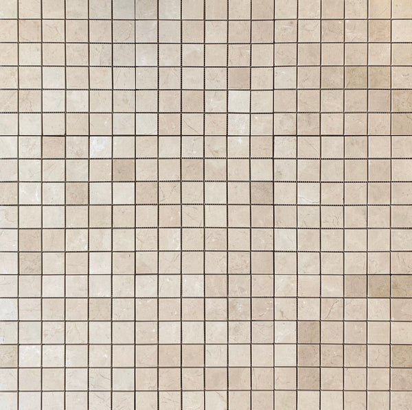 Crema Marfil 2x2 Marble Square Mosaic Honed All Marble Tiles