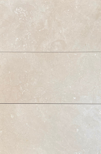 Crema Marfil 12x24 Honed Marble Tile $14.00/SF All Marble Tiles