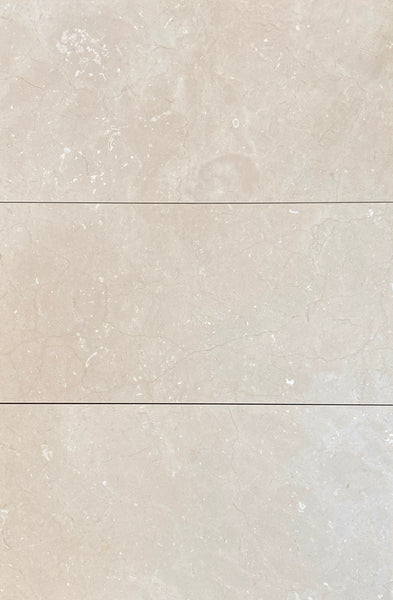 Crema Marfil Marble Tile Polished 12"x24" $14.00/SF All Marble Tiles