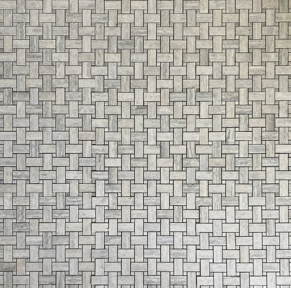 bluewood honed basketweave mosaic tile plain picture