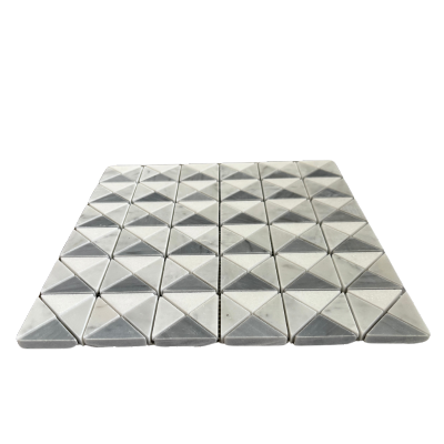 Triangle Blend Marble Mosaic