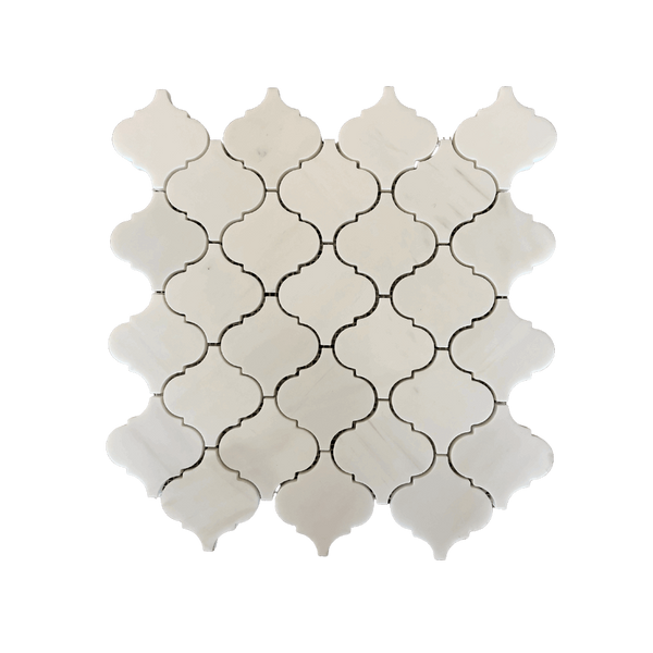 Arabesque Casablanca Dolomite Mosaic Polished All Marble Tiles