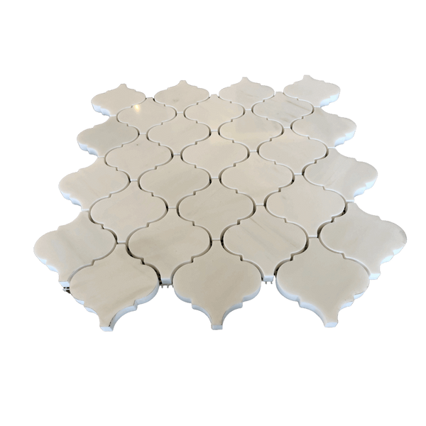 Arabesque Casablanca Dolomite Mosaic Polished All Marble Tiles