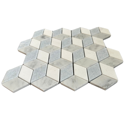 Thickness of Blue celeste Mosaic Tile