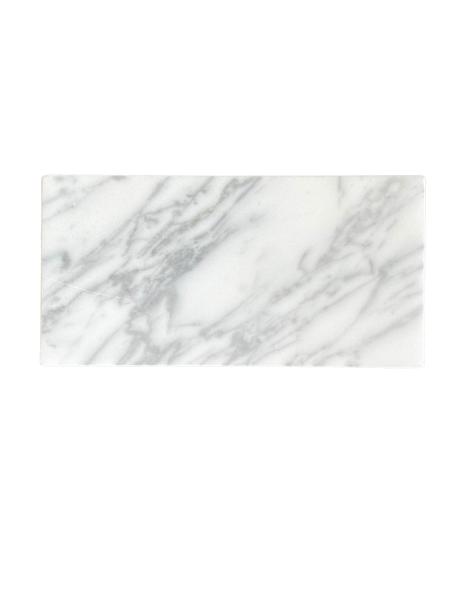 Statuary Marble Tile 3x6 $11/SF Polished for Kitchen Backsplash| Accent Wall Tile| White & Grey Marble| Floor and Wall Tile| Bathroom Floor Tile All Marble Tiles