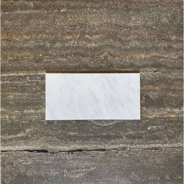 Arabescato Carrara 6x12 Marble Tile $13.99/SF Honed Large Format Subway Tiles for Kitchen Backsplash | Accent Wall Tile | Bathroom Floor & Shower Tiles All Marble Tiles