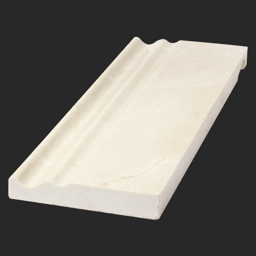 Crema Marfil Polished Marble 5x12 Base Moulding All Marble Tiles