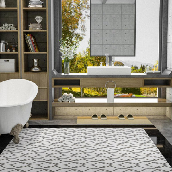 Waterfall Porcelain Waterjet Mosaic Polished All Marble Tiles
