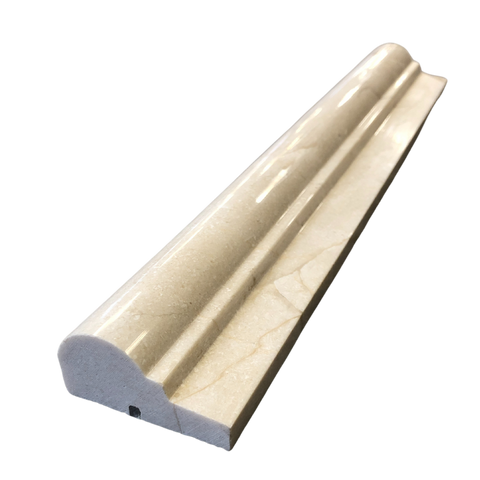 Crema Marfil Marble Chair Rail Moulding Polished All Marble Tiles