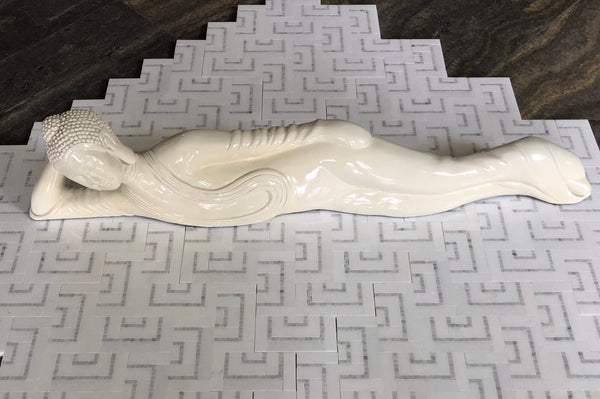 Duccia Marble Mosaic With Thassos & Carrara Dot All Marble Tiles