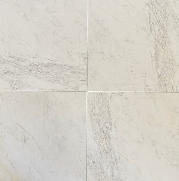 Volakas Marble Tile Polished 18"x18" $18.50/SF All Marble Tiles