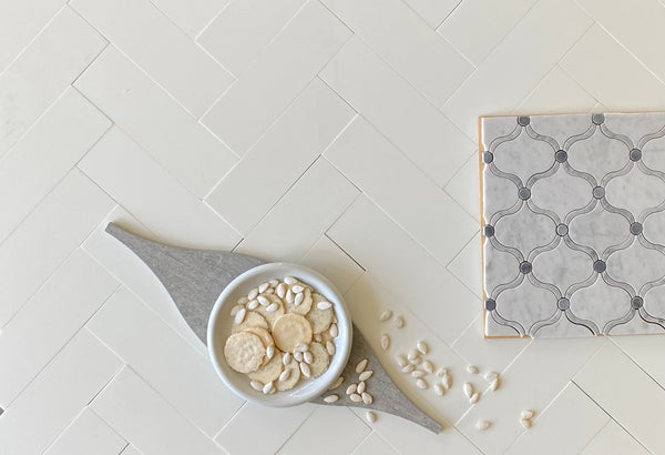 Nano White Polished Tile 3X9 $19.99/SF All Marble Tiles