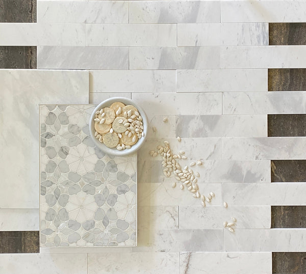 Volakas Marble Tile 3x12 Polished $16.50/SF All Marble Tiles