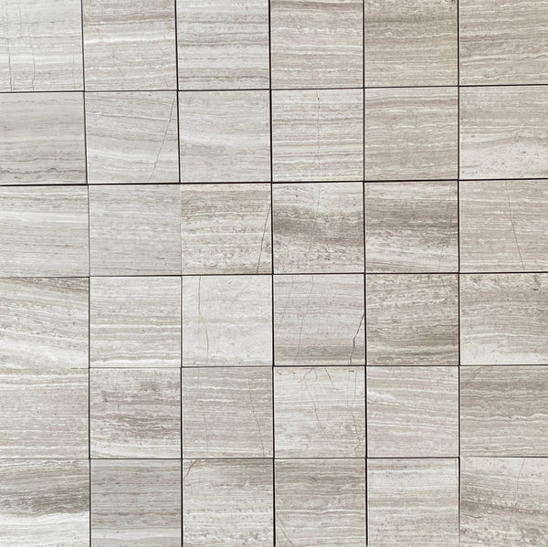 Oyster Gray Drift Wood Marble Tile Polished 6x6 $11.25/SF Kitchen Floor Tile| Wall Tile| Brown Kitchen Tile| Brown Marble Tile| Kitchen backsplash Tile| Bathroom Floor Tile All Marble Tiles