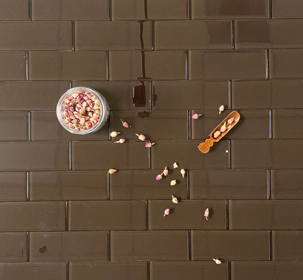 Dark Chocolate Brown Clear Glass Tile 3x8 Polished $5.25/SF | Modern Wall Décor| Kitchen Backsplash| Bathroom Accent| Chic Design| Versatile & Easy-to-Install| Wall and Floor Glass Tile All Marble Tiles