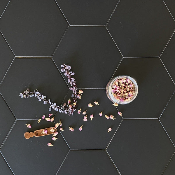 Toscana Negro Porcelain Hexagon tile 10" $8/SF All Marble Tiles