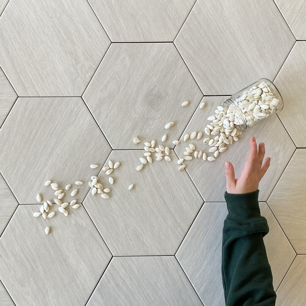 Atlas Blanco Porcelain Hexagon tile 10" $8/SF All Marble Tiles