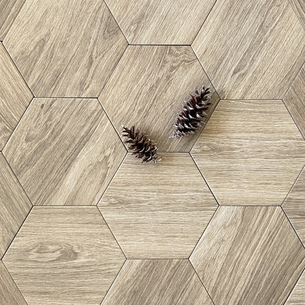 Atlas Beige Porcelain Hexagon tile 10" $8/SF All Marble Tiles