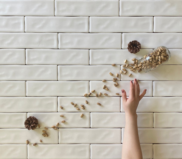 Iris Blanco Ceramic tile Matte 3x12- $6.99/SF All Marble Tiles