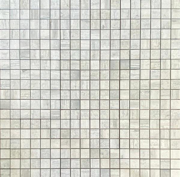 Bluewood Marble Mosaic Honed Square 2"x2" All Marble Tiles