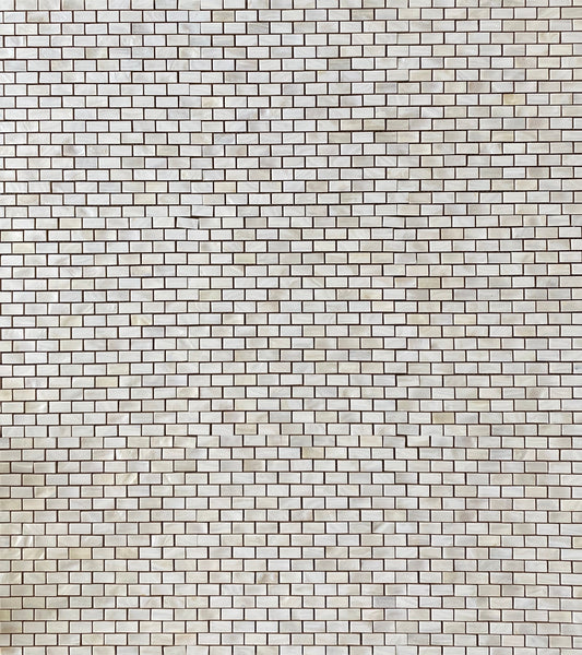 Mother of Pearl Mosaic 5/8x1-1/4 All Marble Tiles