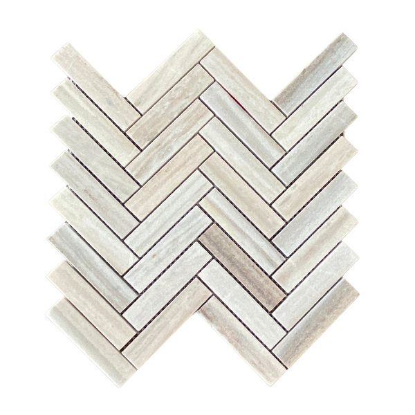 Palissandro Herringbone Polished Mosaic 1"x4" All Marble Tiles