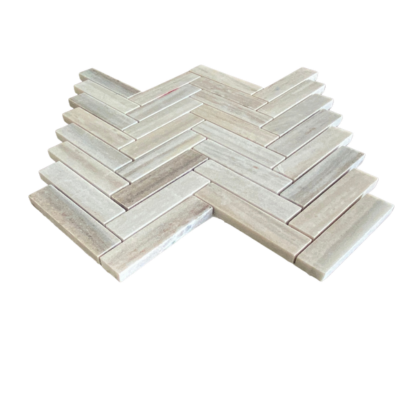 Palissandro Herringbone Polished Mosaic 1"x4" All Marble Tiles