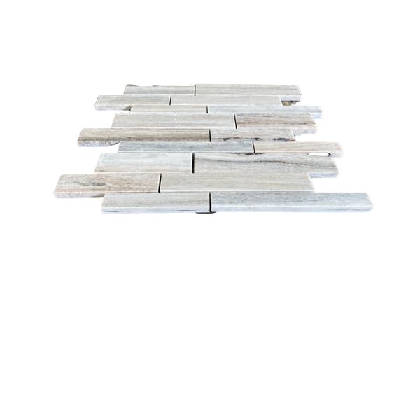 Palissandro Random Strip Polished Mosaic All Marble Tiles