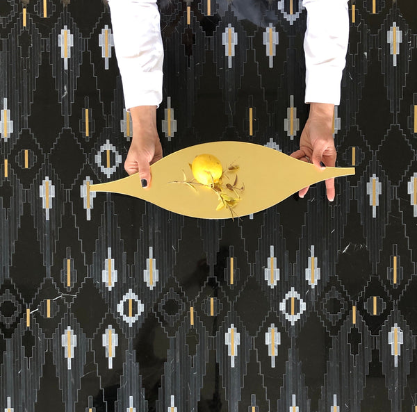 Santa Fe Waterjet Mosaic Carrara and Thassos Mixed All Marble Tiles