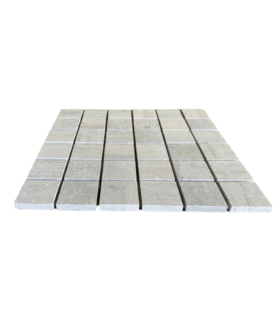 Bluewood Marble Mosaic Honed Square 2"x2" All Marble Tiles