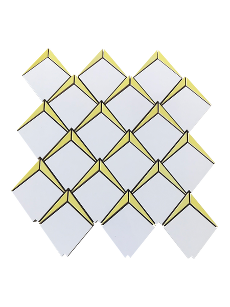 Prisma Gold Porcelain Waterjet Mosaic Polished All Marble Tiles