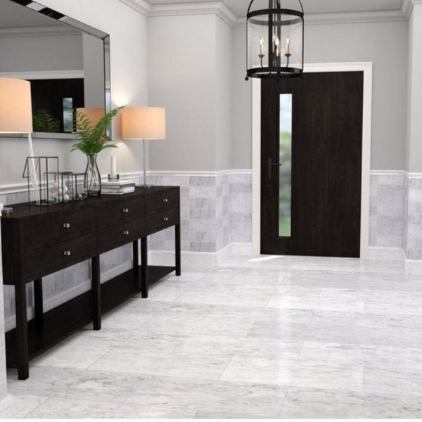 Bianco Carrara 3x9 Polished Marble Tiles $10.25/SF All Marble Tiles