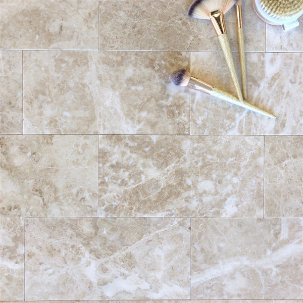 Cappuccino 6x12 Polished Marble Wall And Floor Tile $7.95/SF All Marble Tiles
