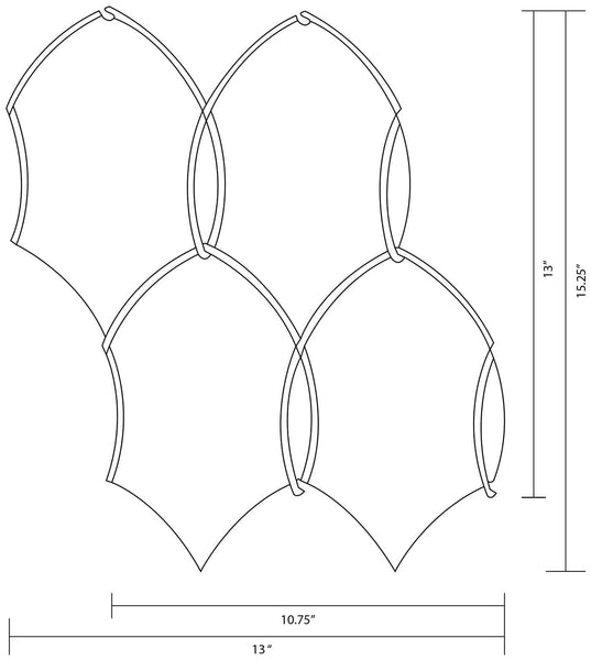 Gentle Net Waterjet Mosaic Bianco Carrara All Marble Tiles