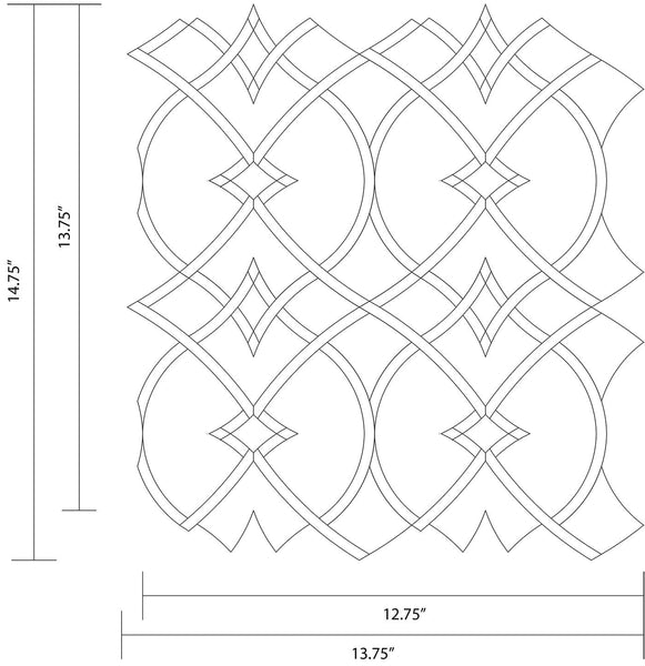 Lace Waterjet Mosaic Thassos Marble for Kitchen Backsplash| Accent Wall Bathroom| Bathroom Tile| Luxury Tile| White  Marble Tile All Marble Tiles