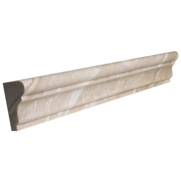 Crema Marfil Marble 2x12 Crown Chair Rail Polished All Marble Tiles