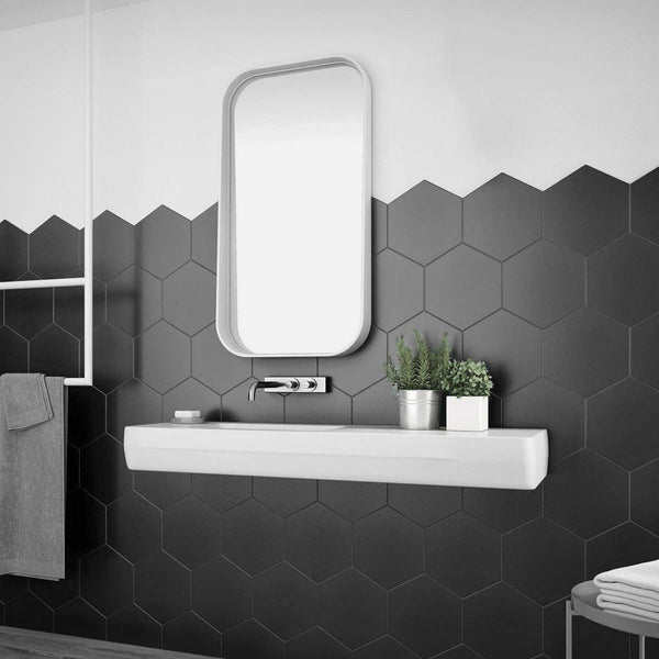 Toscana Negro Porcelain Hexagon tile 10" $8/SF All Marble Tiles
