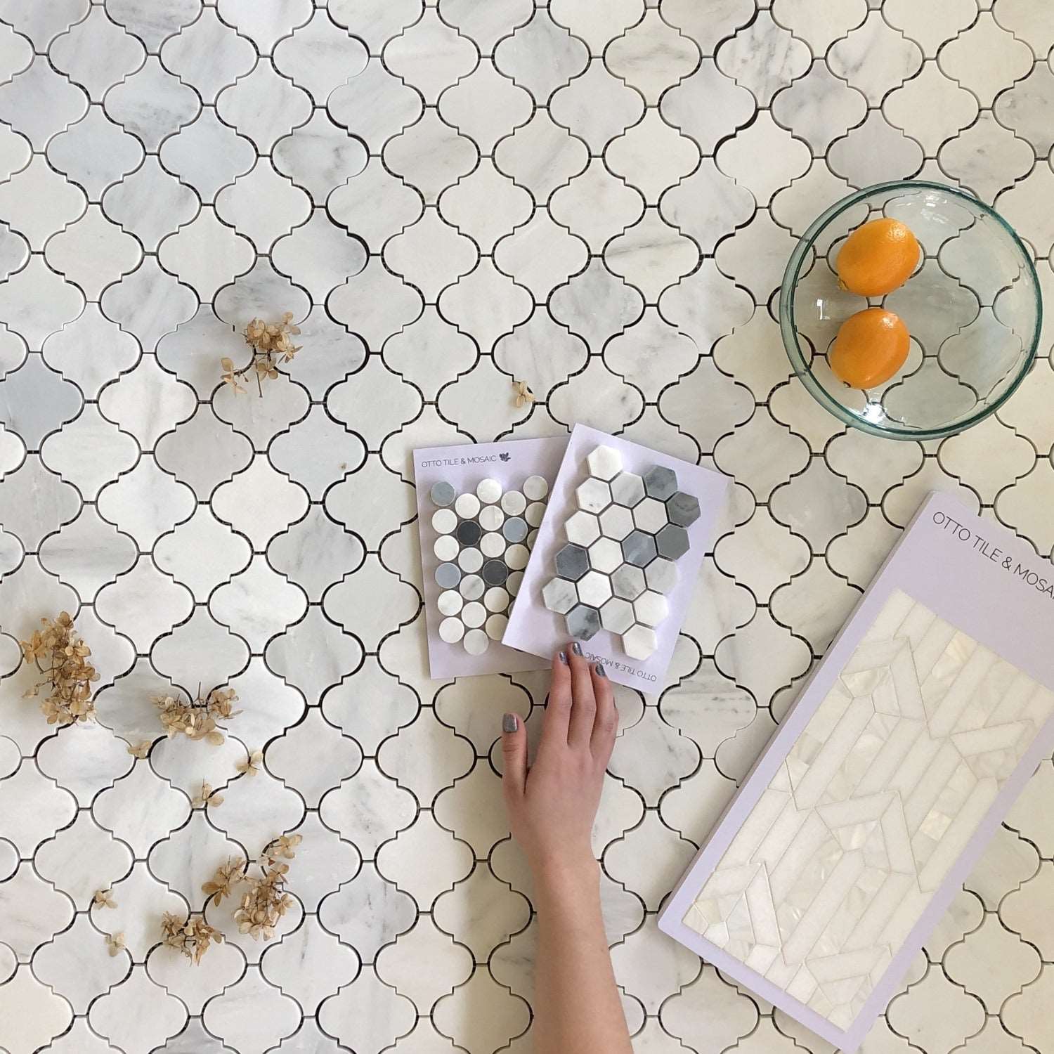 Arabesque Tile Arabescato Polished Marble for Kitchen Backsplash| White Marble Mosaic| Bathroom Tile| Shower Floor| Fireplace Tile| Designer Tile All Marble Tiles