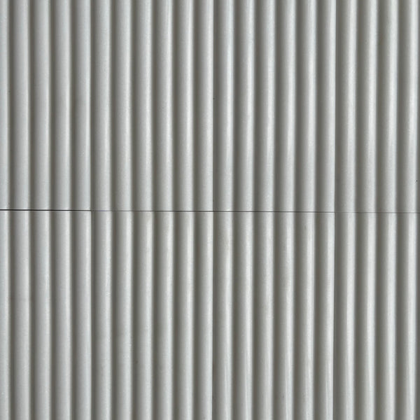 White Thassos Marble 3D Fluted Tile Polished 