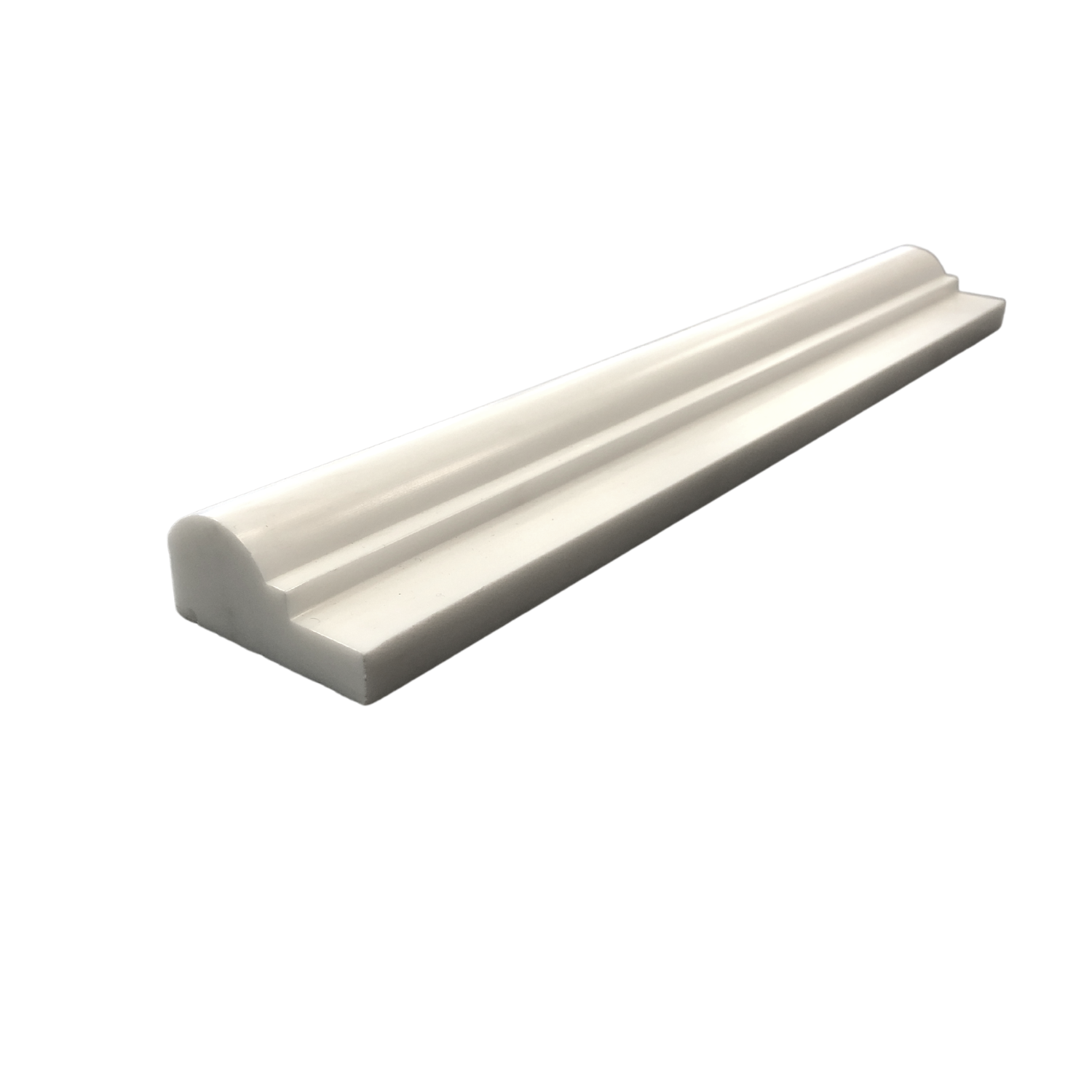 Dolomite Marble Polished Chair Rail Molding Finishing Trim| White Marble Trim| Wall Trim| Marble Molding| Finishing marble Piece| White Dolomite Trim All Marble Tiles