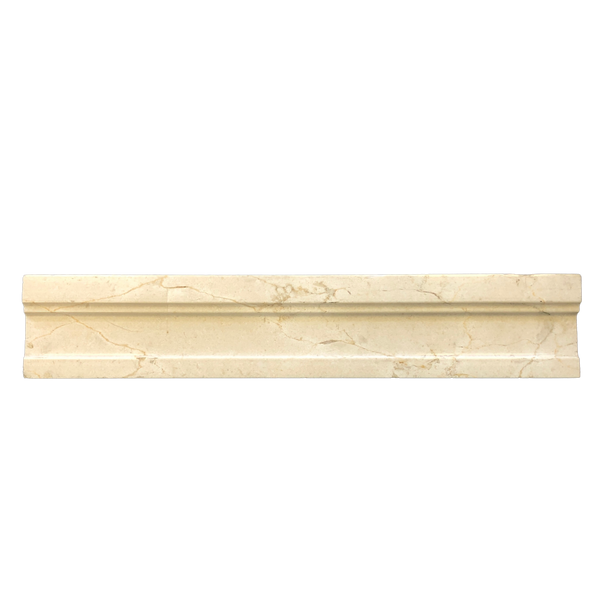 Crema Marfil Marble Liner Polished Penna Ogee Molding Finishing Piece| Crema Marfil Marble Trim| Marble Ogee Penna| Marble Molding Trim| Beige Marble Finishing Piece All Marble Tiles