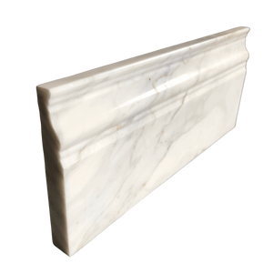 Calacatta Gold Marble Base Moulding 5x12 All Marble Tiles