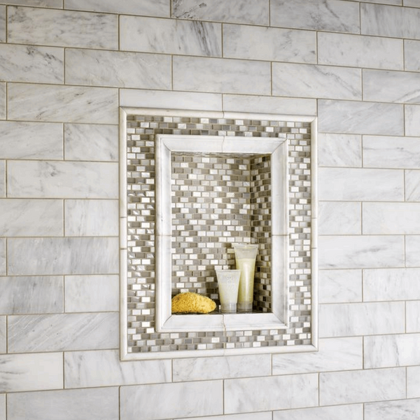 Arabescato Carrara 4x12 Marble Tile $13.99/SF Polished Large Subway Tiles for Kitchen Backsplash| Accent Wall Tile| Bathroom Floor & Shower Tiles All Marble Tiles