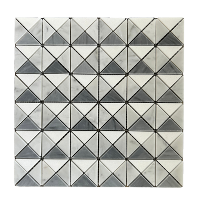 Triangle Blend Marble Mosaic