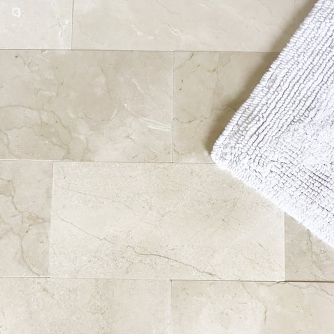Crema Marfil 6x12 Marble Tile $10.50/SF Polished All Marble Tiles